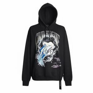 Civil Regime Love Kills Lips Hoodie - Size M